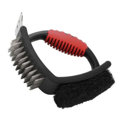 Biradlı Groovy GRV-388 Süngerli Barbekü Fırçası, 10x8 cm - 1