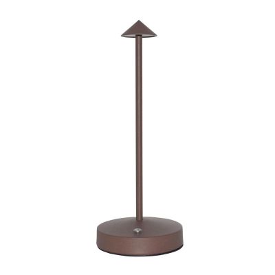Biradlı Groovy GRV-815 Şarj Edilebilir Masa Lambası, 10.5x28 cm, Kahverengi - 1