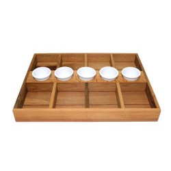 Biradlı Groovy GRV-CMB-02 Combo Ahşap Bölmeli Sunum Kasası, 44x34 cm - Biradlı