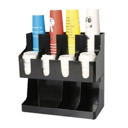 Biradlı Groovy GRV-KBS-03 Plastic Cardboard Cup Stand and Organiser, 41x21x40 cm - Biradlı