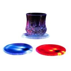 Biradlı Groovy GRV-LD Ledli Bardak Altlığı, 10x10 cm - Biradlı