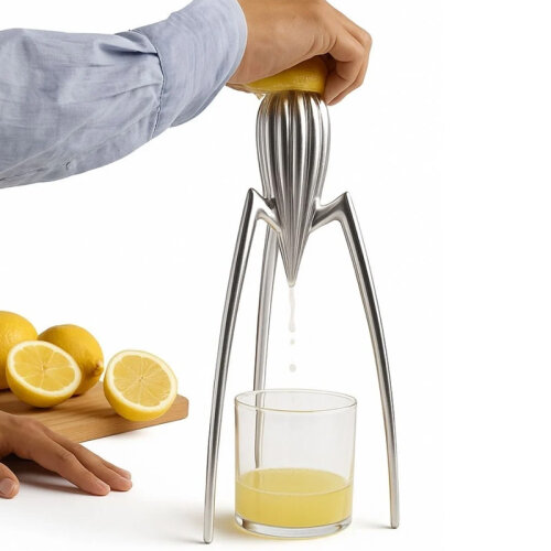 Biradlı Groovy GRV-LS-01 İkonik Tasarımlı Limon Sıkacağı, 12x12x29 cm - 2