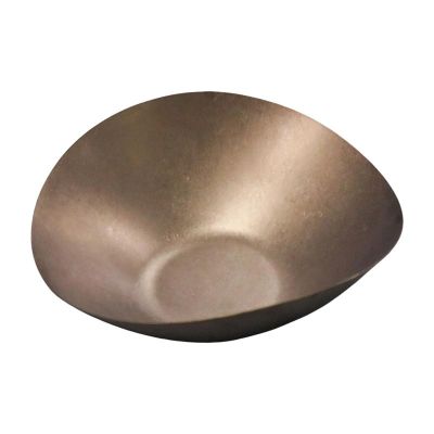 Biradlı Groovy GRV-R241009 Açık Büfe Retro Sunum Tabağı, 21.4x19x6 cm, Bakır - 1
