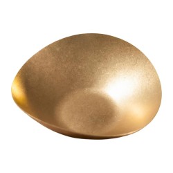 Biradlı Groovy GRV-R241009 Buffet Retro Presentation Plate, 21.4x19x6 cm, Gold - Biradlı