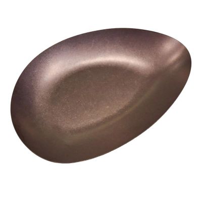 Biradlı Groovy GRV-R241010 Açık Büfe Retro Sunum Tabağı, 30x20x4.8 cm, Bakır - 1