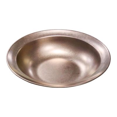 Biradlı Groovy GRV-R241013 Açık Büfe Retro Sunum Tabağı, 30x6 cm, Bakır - 1