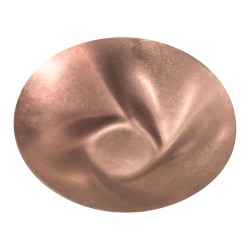 Biradlı Groovy GRV-R241019 Buffet Retro Presentation Plate, 30x9 cm, Copper - Biradlı