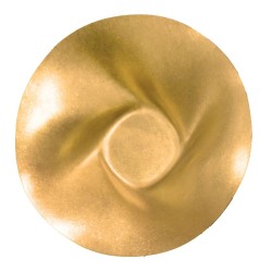 Biradlı Groovy GRV-R241019 Buffet Retro Presentation Plate, 30x9 cm, Gold - Biradlı