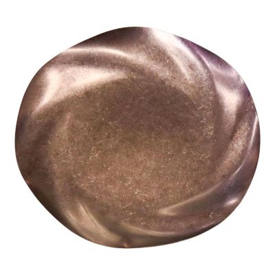 Biradlı Groovy GRV-R241025 Açık Büfe Retro Sunum Tabağı, 28x2.5 cm, Bakır - 1