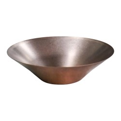 Biradlı Groovy GRV-R241027 Buffet Retro Presentation Plate, 28x9.5 cm, Copper - Biradlı