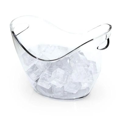 Biradlı Groovy GRV-S-108 Akrilik Şişe Kovası, 40x29x25 cm, 12 L, Şeffaf - 1