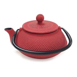 Biradlı Groovy GRV-TDK-700 Cast Iron Teapot, 700 ml, Red - Biradlı