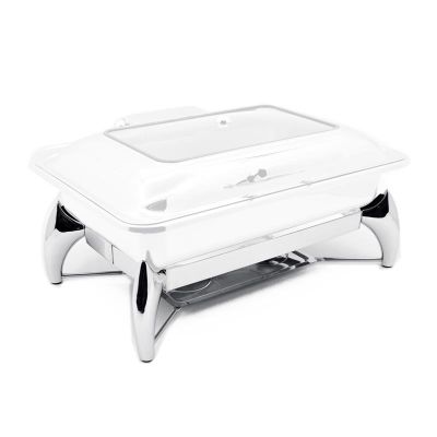 Biradlı GRV-4011 Ekonomik Dikdörtgen Chafing Dish Ayaklı Stand - 1