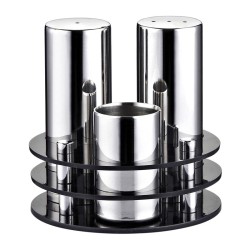 Biradlı GRV-02 Matte Glossy Salt Shaker Set, 3 pcs - Biradlı