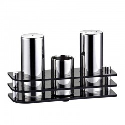 Biradlı GRV-04 S Model Matte Salt Shaker Set, 3 pcs - Biradlı