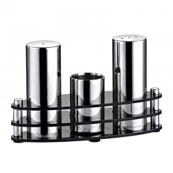 Biradlı GRV-05 Ellipse Matt Salt Shaker Set, 3 pcs - Biradlı