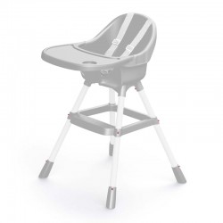 Biradlı GRV-1001 Economic Baby High Chair, Carrying Capacity 15 kg, Grey - Biradlı