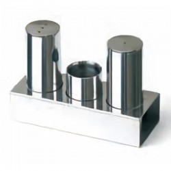 Biradlı GRV-103 Round Salt Shaker Set, 3 pcs - Biradlı