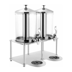 Biradlı GRV-10408 Диспенсер для фруктовых соков Lux из 2 частей, 2х7,5 л - Biradlı