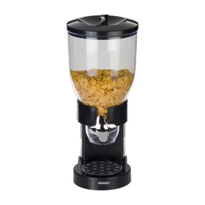 Biradlı GRV-10413 Mısır Gevreği Dispenseri, 3.5 L, Siyah - 1