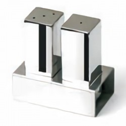 Biradlı GRV-106 Square Glossy Salt Shaker Set, 2 pcs - Biradlı