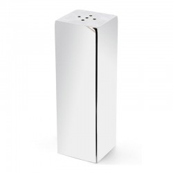 Biradlı GRV-110-XL Everest Square Glossy Salt Shaker, 4x4x12.5 cm - Biradlı