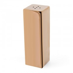 Biradlı GRV-110-XL Everest Square Salt Shaker, 4x4x12.5 cm, Copper - Biradlı