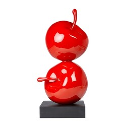 Biradlı GRV-115 Double Decorative Apple , 22x20x52 cm, Red - Biradlı