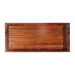 Biradlı GRV-1791 Ireko Wooden Presentation Tray, 35x16 cm - Biradlı