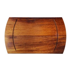 Biradlı GRV-1792 Ireko Wooden Steak Presentation Board, 46x27 cm - Biradlı