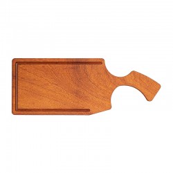Biradlı GRV-1835 Asymmetric Iroko Cheese Presentation Board, 50x19 cm - Biradlı