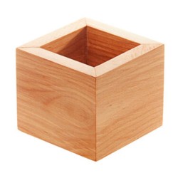 Biradlı GRV-1870 Wooden Stick Sugar Bowl, 25x15 cm - Biradlı