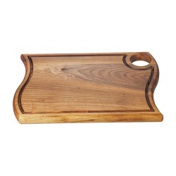 Biradlı GRV-1882 Asymmetric Steak Board, 32x23 cm, Walnut - Biradlı