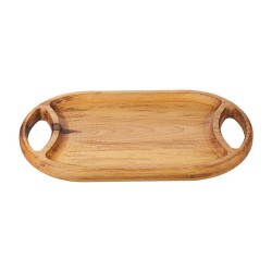 Biradlı GRV-1884 Hamburger Presentation Board, 35x20 cm, Walnut - Biradlı