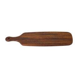 Biradlı GRV-1895 Iroko Pita Presentation Board, 50x17 cm - Biradlı