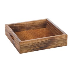 Biradlı GRV-1898 Dikdörtgen Ahşap Kare Ekmeklik, 23x23 cm - Biradlı