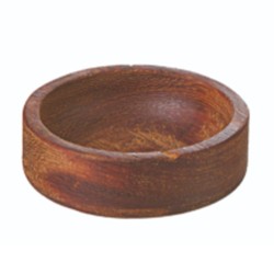 Biradlı GRV-1902 Iroko Ahşap Sosluk ve Çerezlik, 6 cm - Biradlı