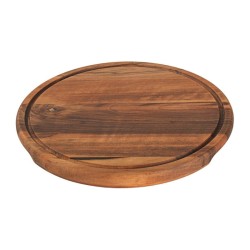 Biradlı GRV-1904 Pizza Serving Board, 32x2.4 cm, Walnut - Biradlı