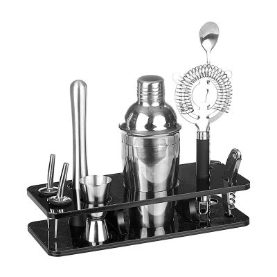 Biradlı GRV-1905 Pleksi Standlı Bar Seti, 8 Parça - 1