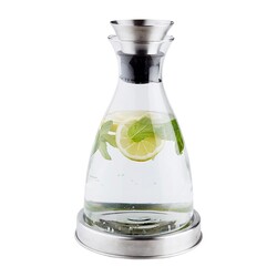 Biradlı GRV-1938 Glass Carafe with Cooler, 1.5 L - Biradlı