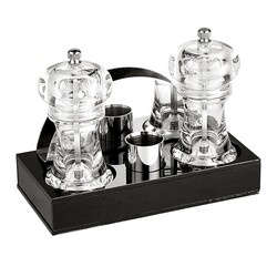 Biradlı GRV-197 Acrylic Manage Set, 4 pcs, 18.5x9.5x3 cm, Clear - Biradlı