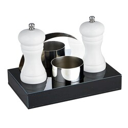 Biradlı GRV-198 Acrylic Manage Set, 4 pcs, 20x12x3 cm, White - Biradlı