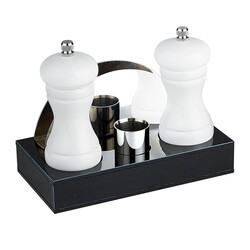 Biradlı GRV-199 Acrylic Manage Set, 4 pcs, 18.5x9.5x3 cm, White - Biradlı