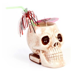 Biradlı GRV-20202 Ceramic Tiki Mug Cocktail Glass, 500 cc, 14x9x12 cm - Biradlı