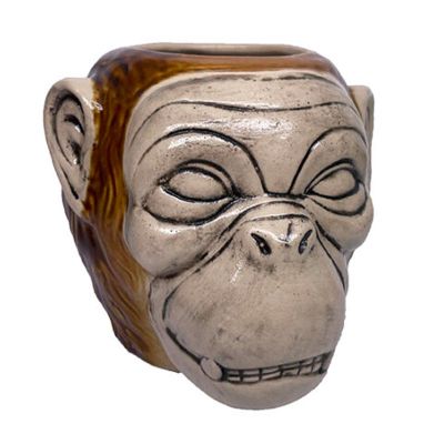 Biradlı GRV-20224 Seramik Tiki Kokteyl Bardağı, 12x14 cm, 750 cc - 1