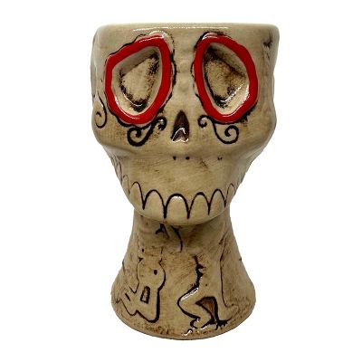 Biradlı GRV-20229 Seramik Tiki Kokteyl Bardağı, 8.5x13.5 cm, 450 cc - 1
