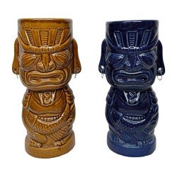 Biradlı GRV-20232 Ceramic Tiki Cocktail Glass, 6.5x17 cm, 350 cc - Biradlı