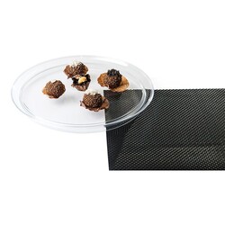 Biradlı GRV-2201 Multipurpose Polycarbonate Presentation Tray, 34 cm, Clear - Biradlı