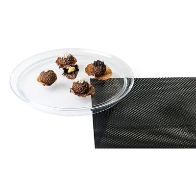Biradlı GRV-2201 Multipurpose Polycarbonate Presentation Tray, 34 cm, Clear - Biradlı