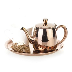 Biradlı GRV-238 Kahve ve Çay Takımı, Altın - Biradlı